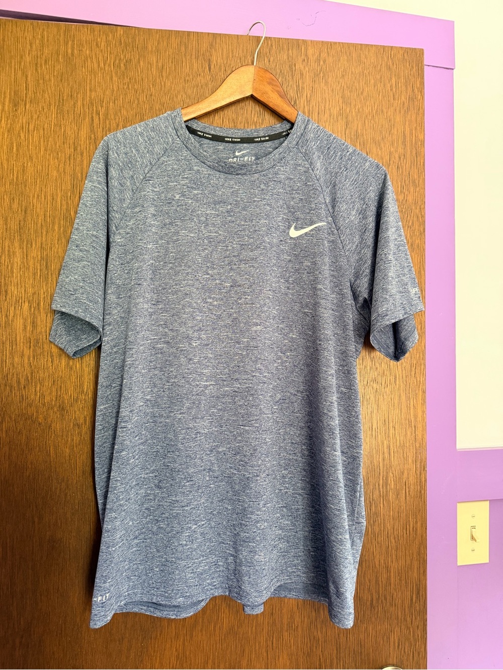 Nike Heather Gray Short-Sleeve Dri-FIT Tee